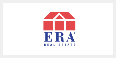ERA Real Estate business card designs with the ERA Real Estate logo already featured.