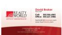 Realty World Business Cards 12