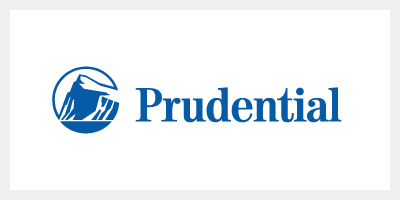 Prudential business card designs with the Prudential logo already featured.
