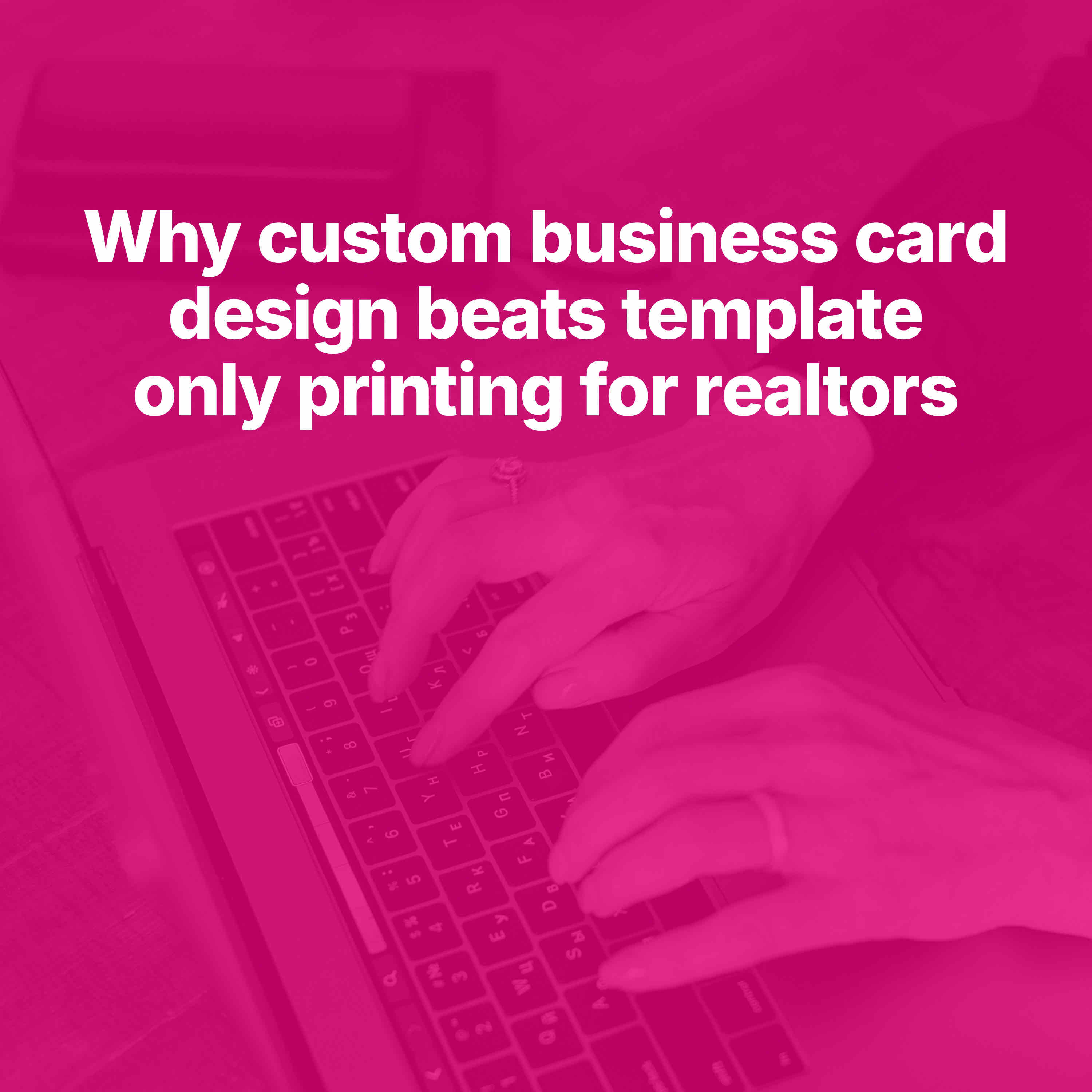 Why Custom Business Card Design Beats Template-Only Printing for Realtors - Podcast