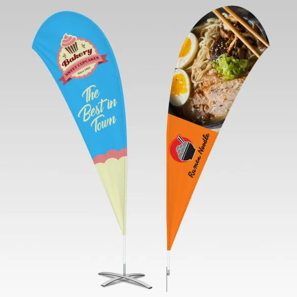 Feather & Teardrop Flags
