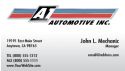 Automotive Business Card 001