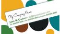 Designer Business Card Dots 005b
