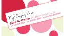 Designer Business Card Dots 005d