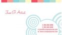 Personal Business Card Circles 005