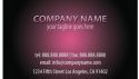 Entertainment Business Card Pink Orb