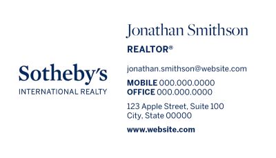 Sotheby\'s Business Card 01