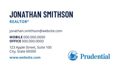 Prudential Business Card Modern 1