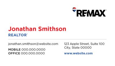 Remax Business Card Modern 3