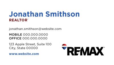 Remax Business Card Modern 4
