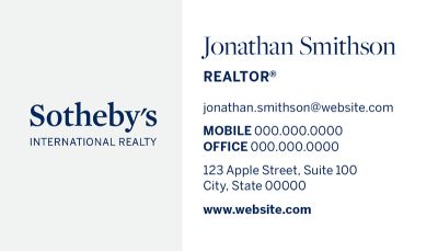 Sotheby's Business Card 3
